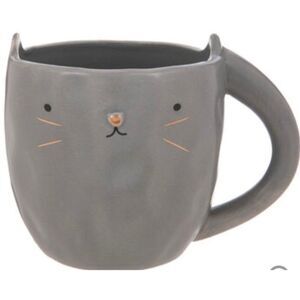 Cat Kitty Mug With Face & Ears